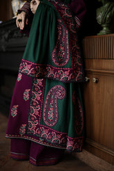 BATIK-3PC DHANAK EMBROIDERED SHIRT WITH DHANAK EMBROIDERED SHAWL AND TROUSER V678